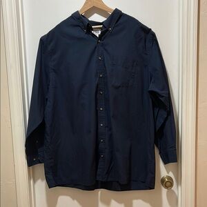Harbor Bay Navy Blue Men's Shirt